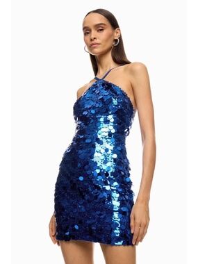 dress the population suri sequin dress Sloane - GOLD back slit and invisible back zipper Dress the Population | Dresses